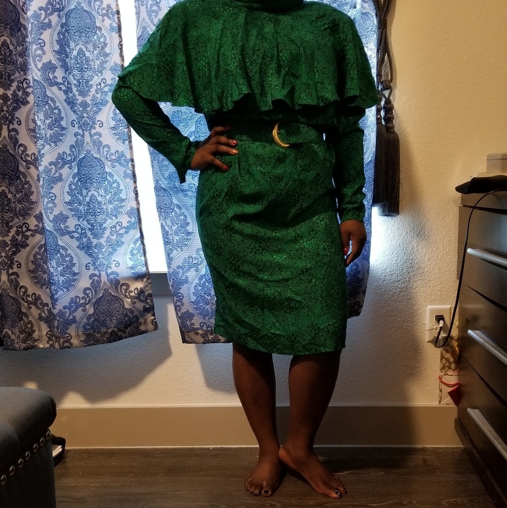 Pure silk dress